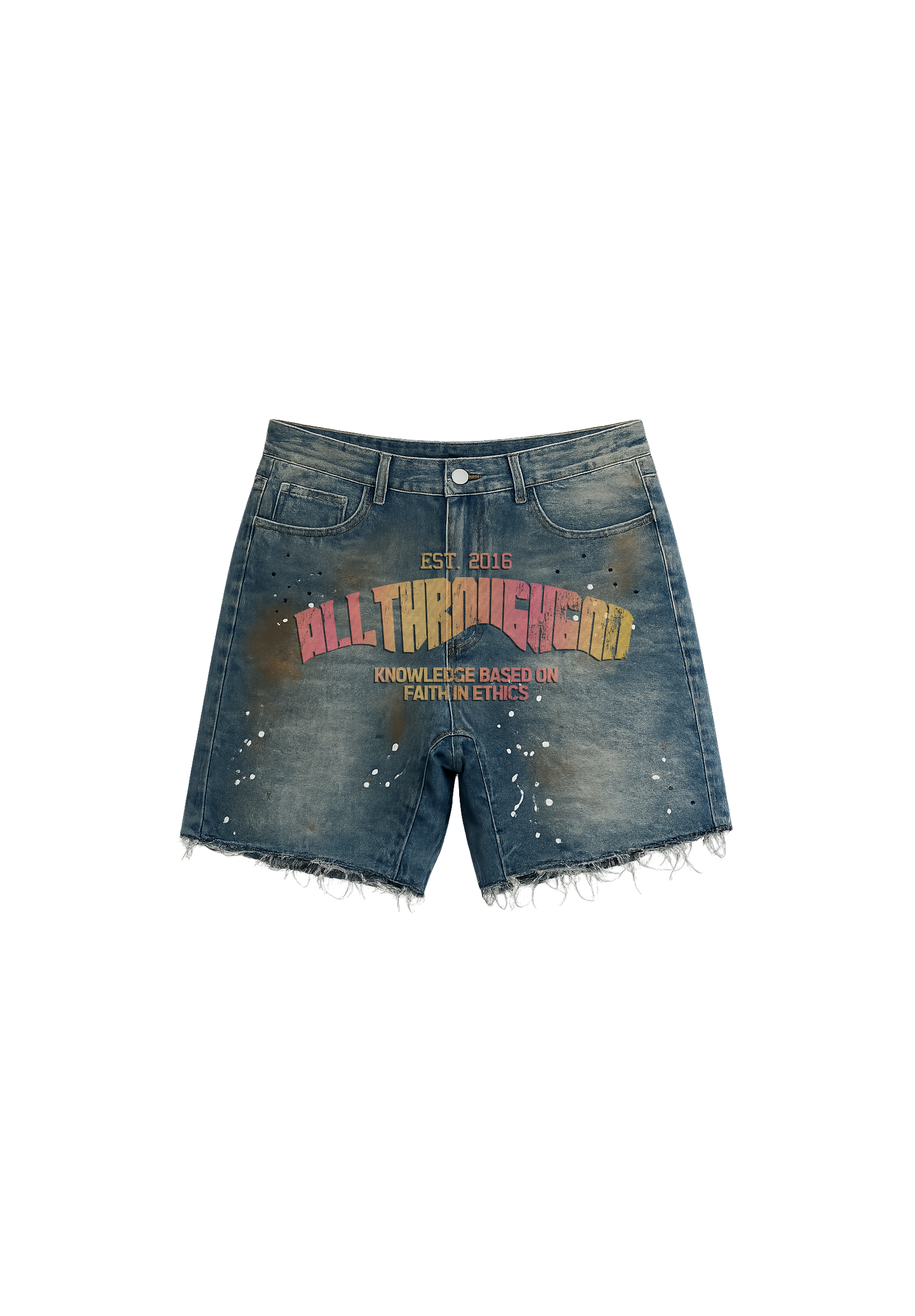 AllthroughGod Shorts (Yellow/Pink)