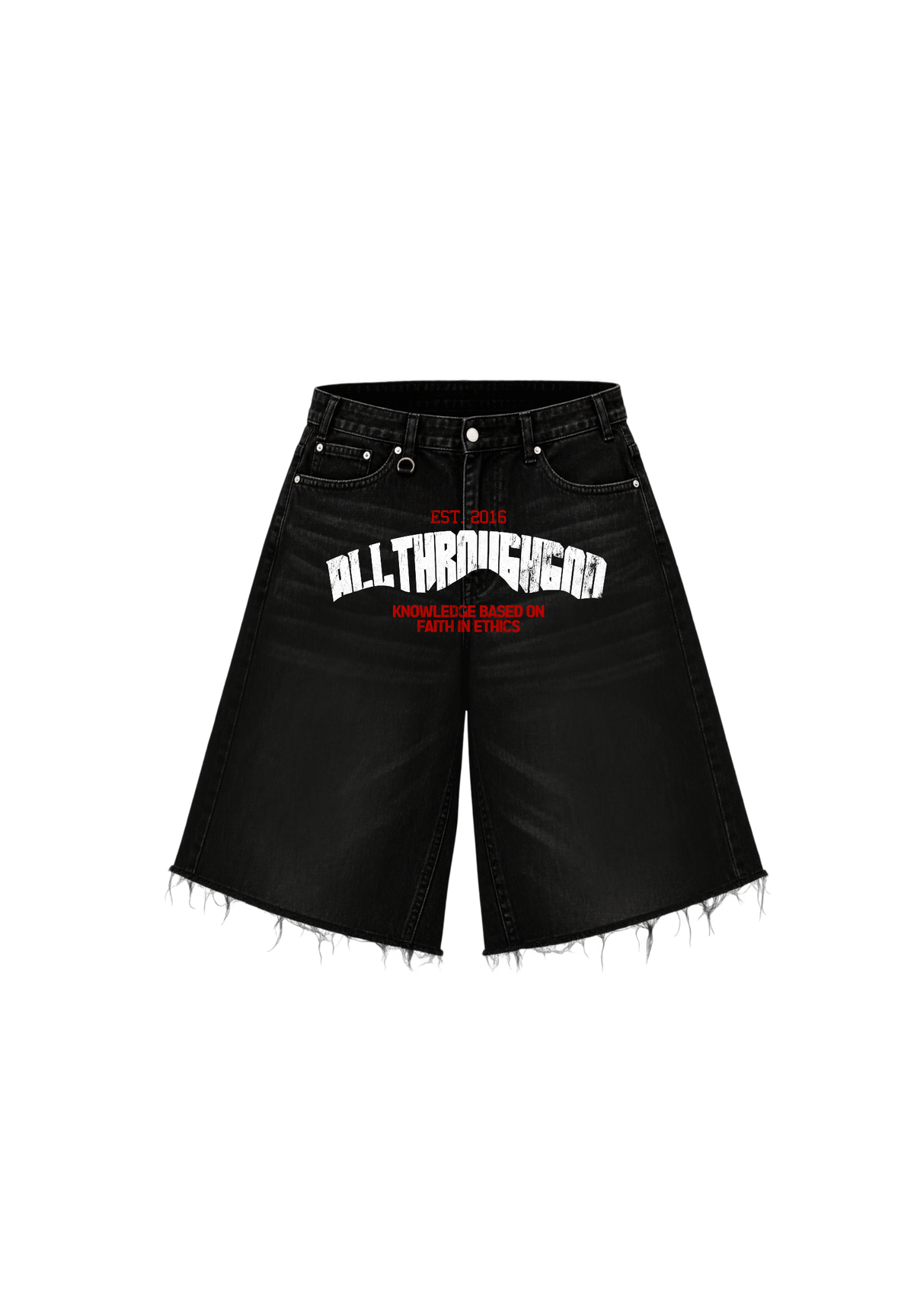 AllThroughGod Shorts (White)
