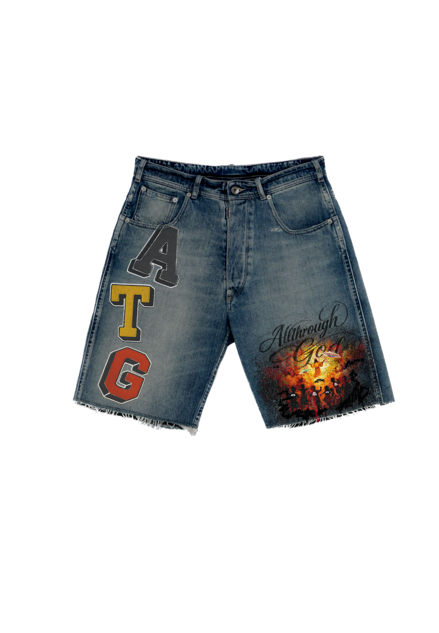 AtG Shorts (Red/Yellow￼)