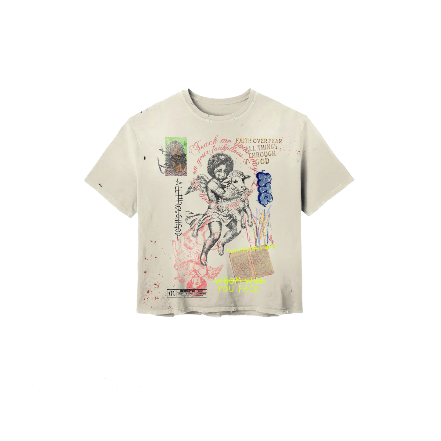 Faith over Fear Tee (cream)