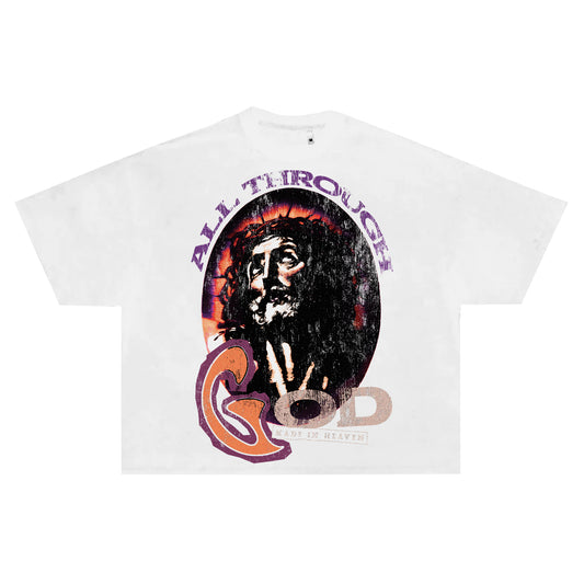 Made in Heaven Tee - Purple/Orange