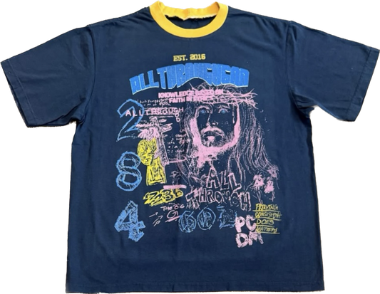 Navy/Yellow Graphic Tee