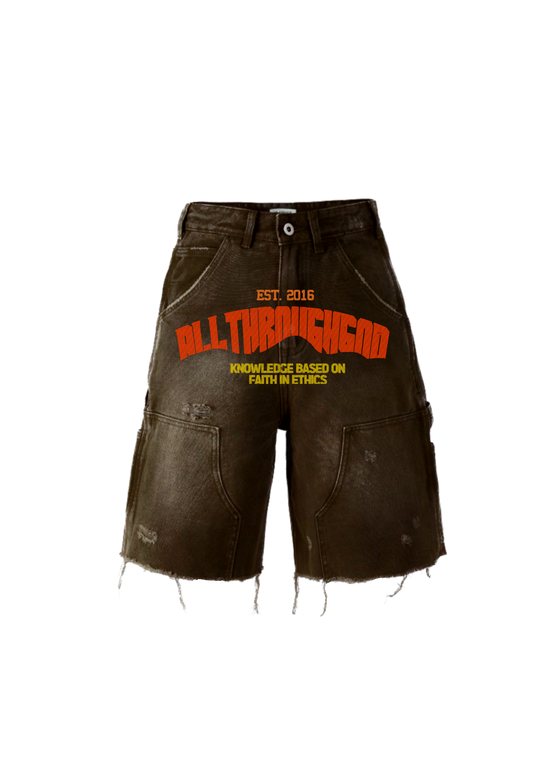 Carpenter Shorts Dark Brown