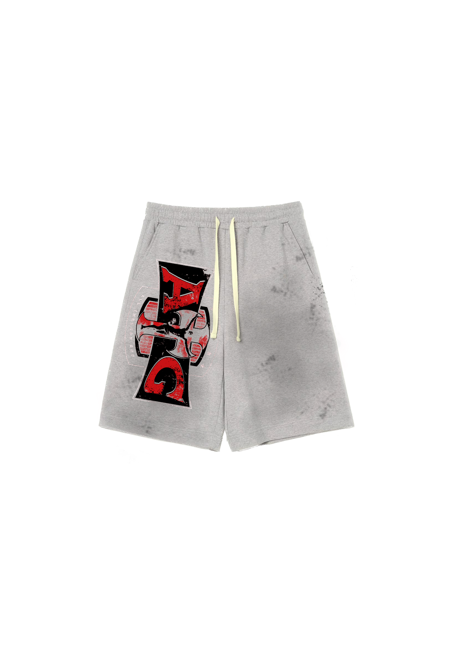 Grey Black & Red ATG Shorts