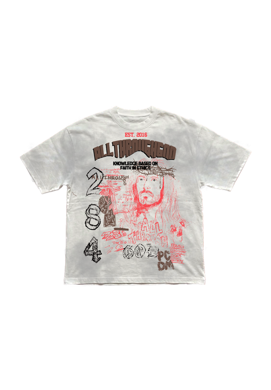 Graphic Tee Orange/Brown