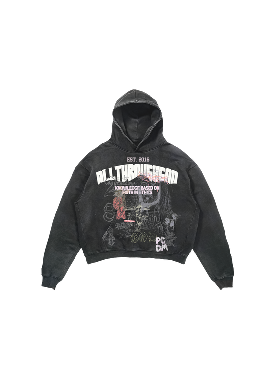 Grey Pull-Over Hoodie