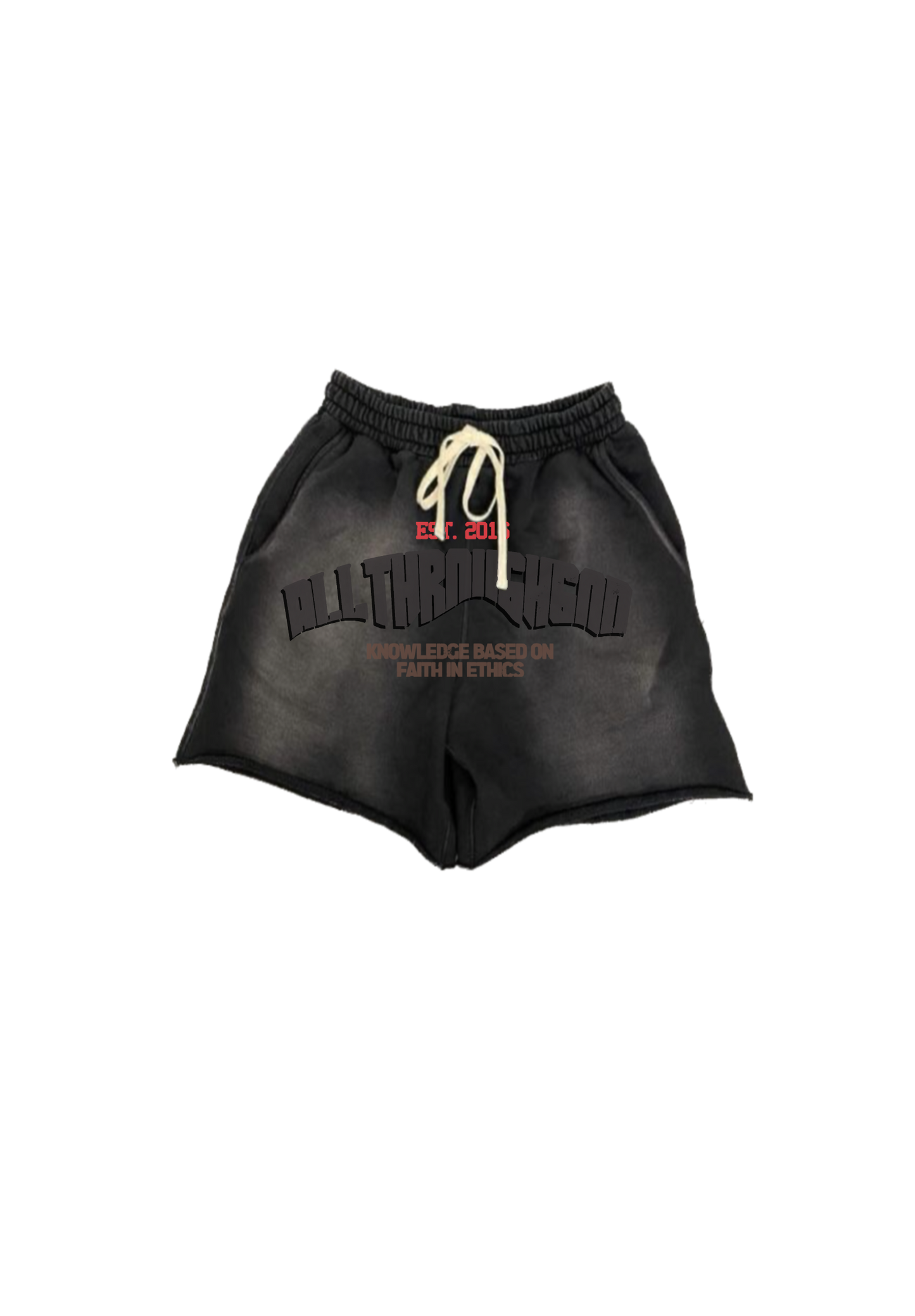 Black Jogger Shorts