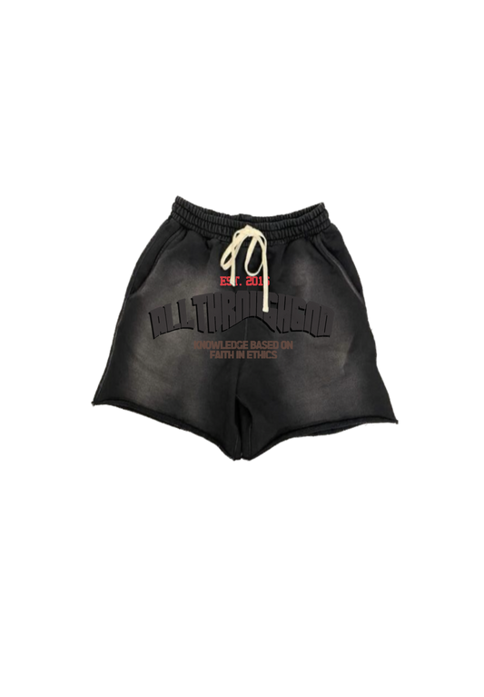 Black Jogger Shorts