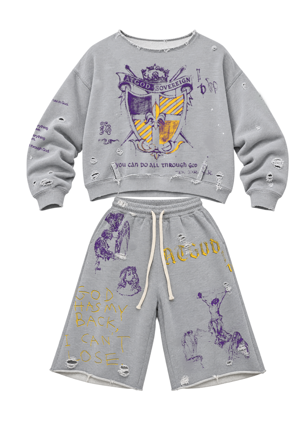 ATG Sovereign Distressed Set Purple & Gold