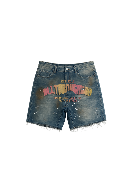 AllthroughGod Shorts (Yellow/Pink)