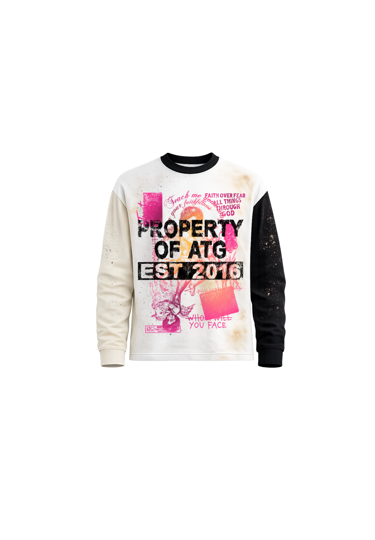 Long Sleeve Graphic (Cream/Black)
