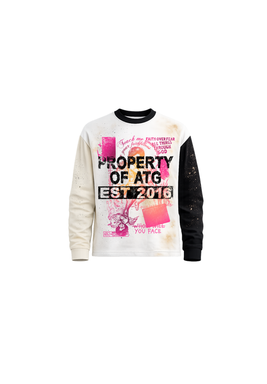 Long Sleeve Graphic (Cream/Black)