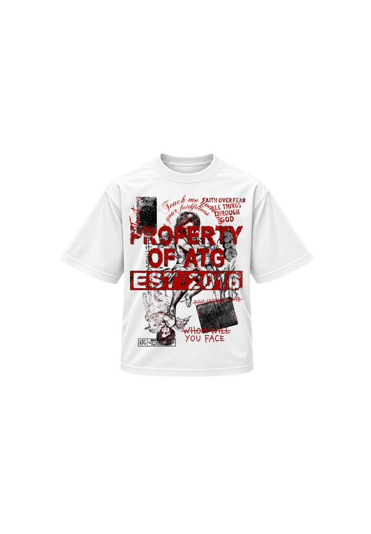 AllThroughGod Property Tee (Red)
