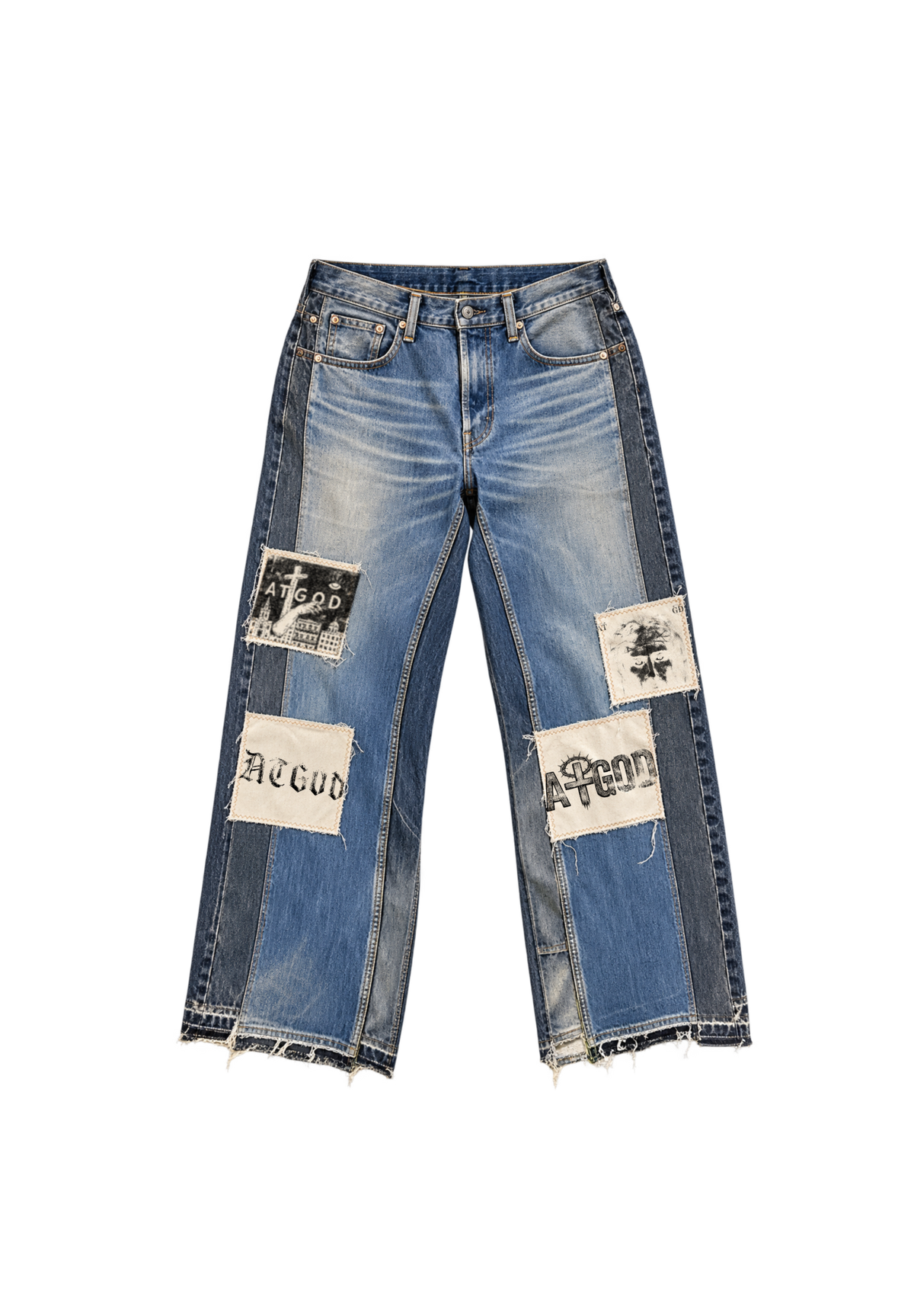 Patchwork Jeans