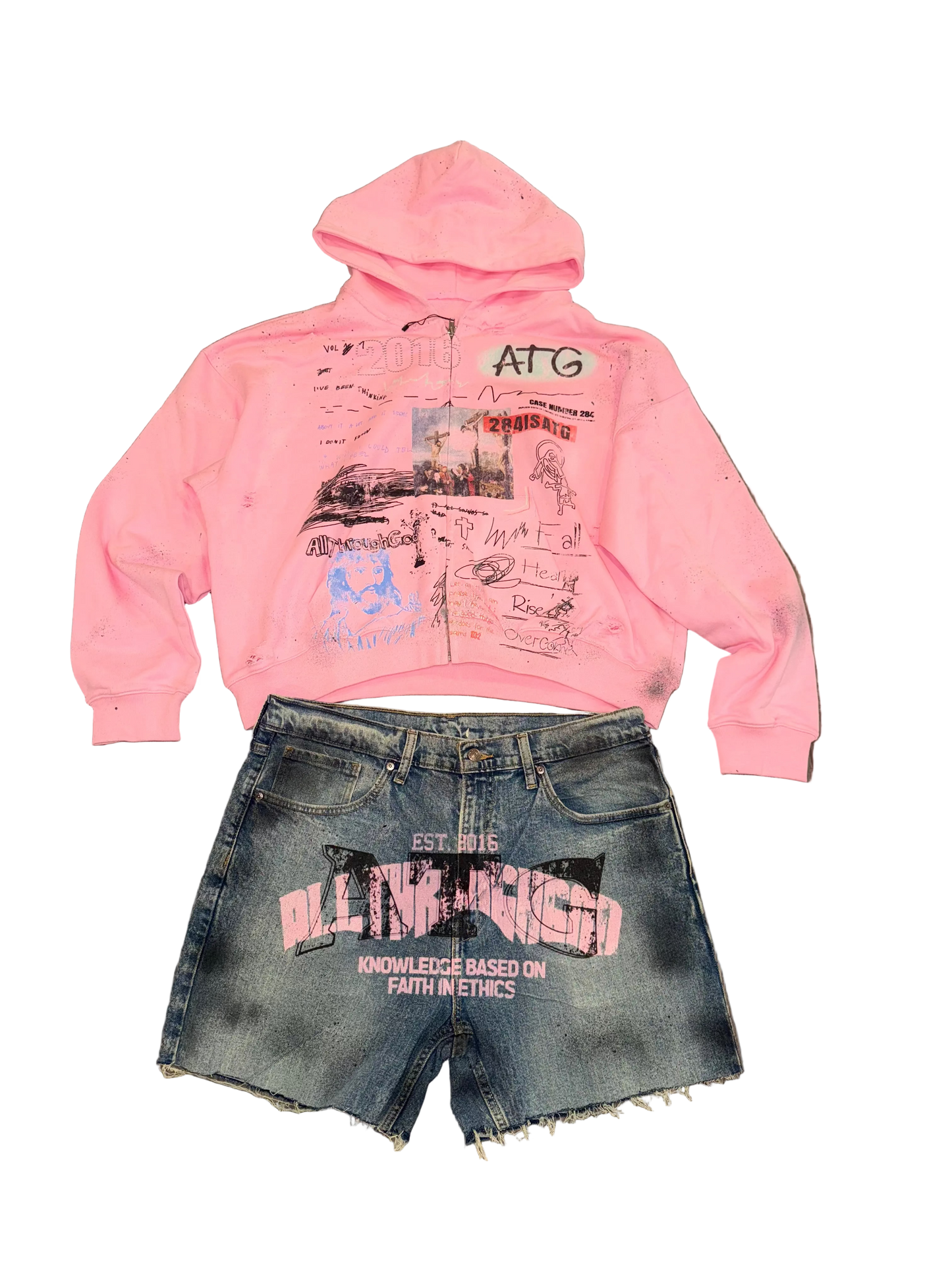 PINK JACKET SET