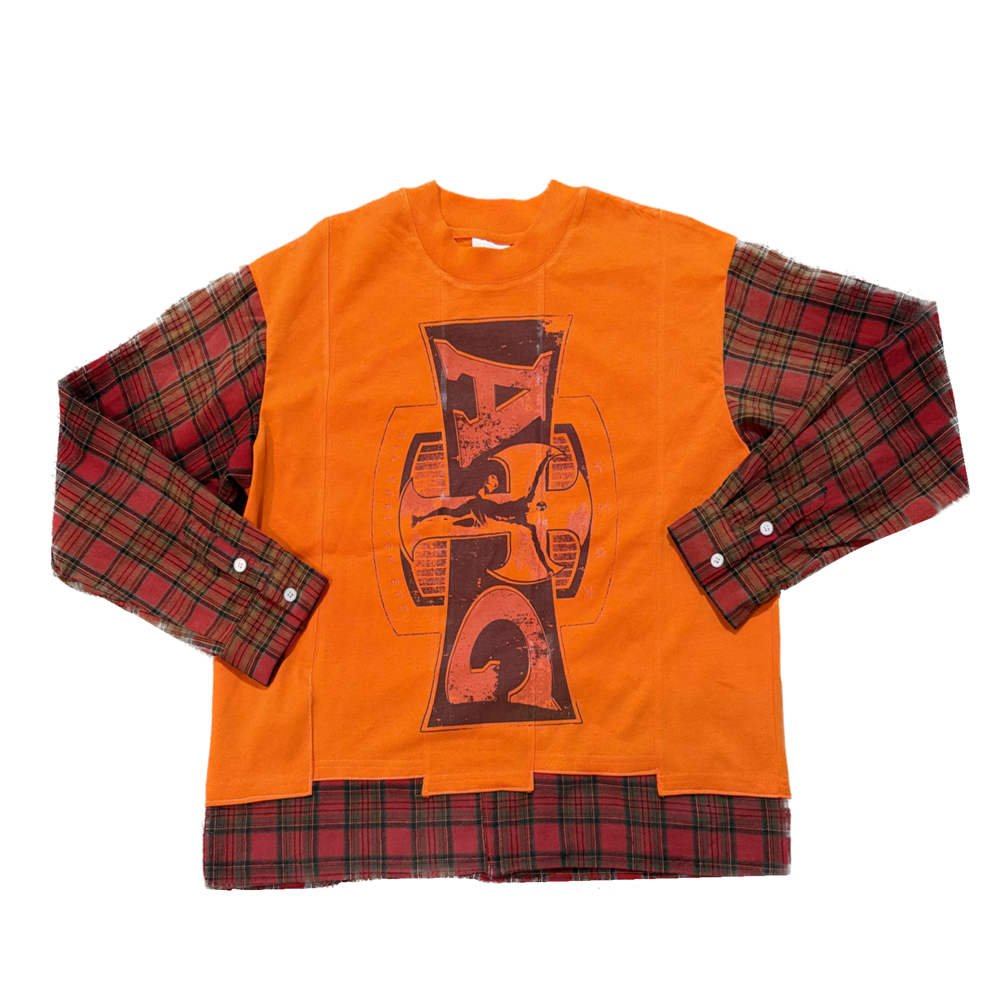ORANGE X FLANNEL CUT AND SEW
