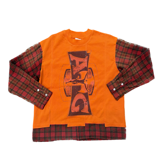 ORANGE X FLANNEL CUT AND SEW