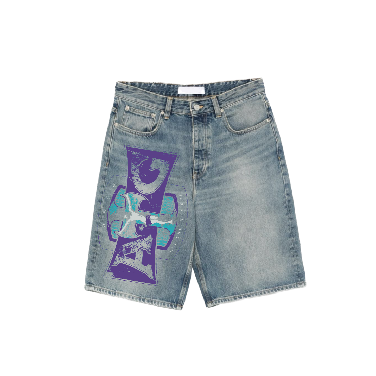 GRAPE SHORTS MED WASH