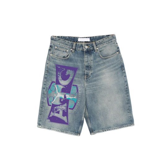 GRAPE SHORTS MED WASH