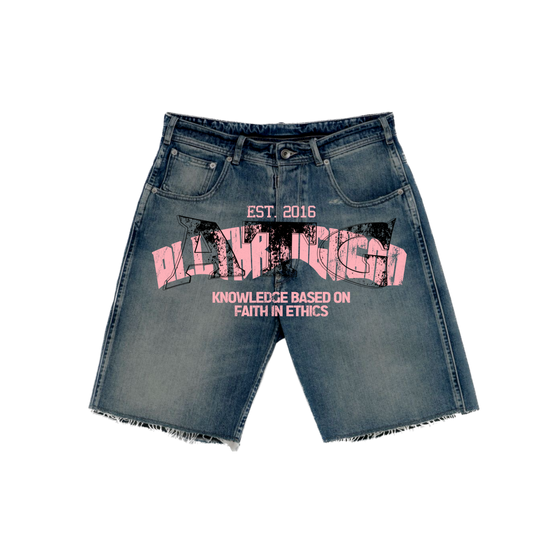PINK/BLACK SHORTS